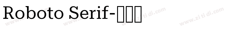 Roboto Serif字体转换